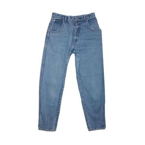 Vintage Highwaisted Baggy Skater Light Stone Wash Mom Jeans Bluenotes Zip Fly